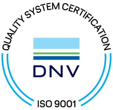 DNV ISO 9001 certification mark